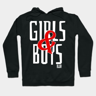 girl and boy simple design Hoodie